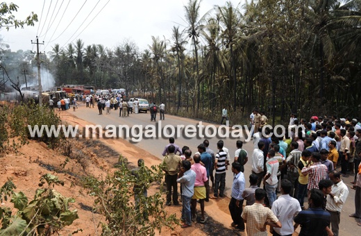 Gas Tanker accident, Uppinangady